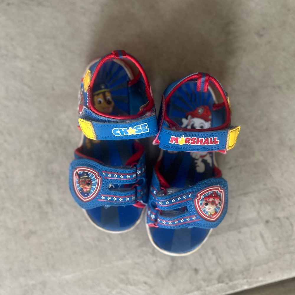 Paw Patrol Blue and Red Sporty Sandals